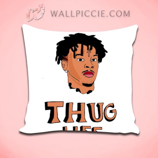 21 Savage Thug Life Throw Pillow Cover