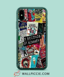 5 SOS Album Collage iPhone Xr Case