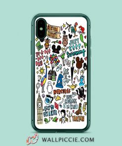 All Disney Quote Collage iPhone Xr Case