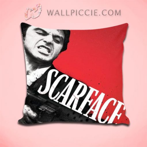 Alpacino Scarface Movie Throw Pillow Cover