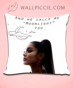 Ariana Grande He Calls Me Moonlight Throw Pillow Cover