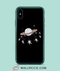 Astronauts Carousel In Space iPhone Xr Case