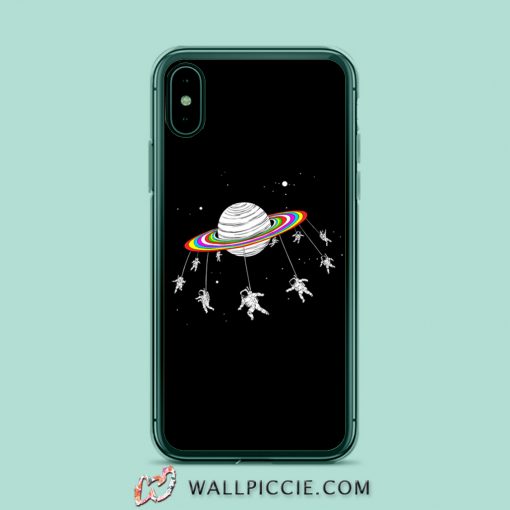 Astronauts Carousel In Space iPhone Xr Case