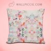 Aztec Pink Teal Watercolor Decorative Throw Pillow Cover