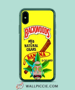 Backwoods Rick Morty Natural Cigars iPhone Xr Case