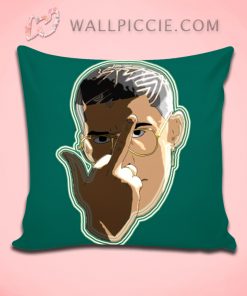 Bad Bunny Middle Finger Throw Pillow Cover