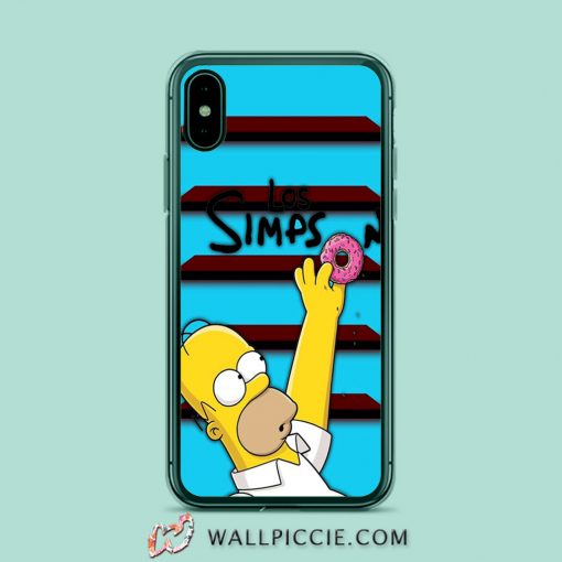 Bart Donut Simpson iPhone Xr Case