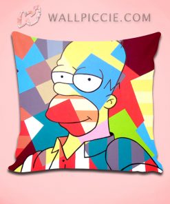 Bart Simpson Pop Art Decorative Pillow Cover