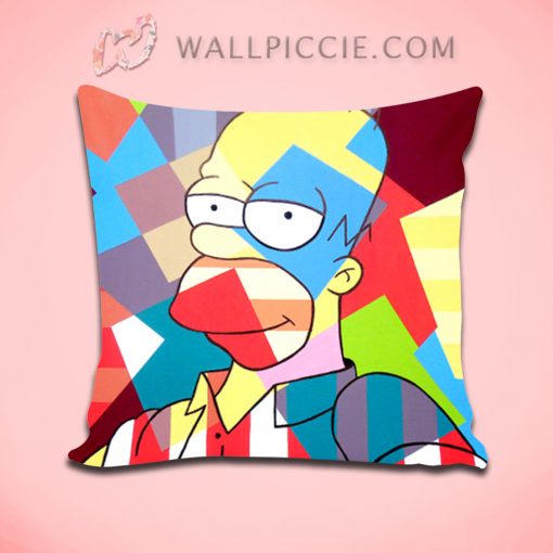 Bart Simpson Pop Art Decorative Pillow Cover