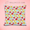 Bright Sunny Mod Poppy Decorative Pillow Cover