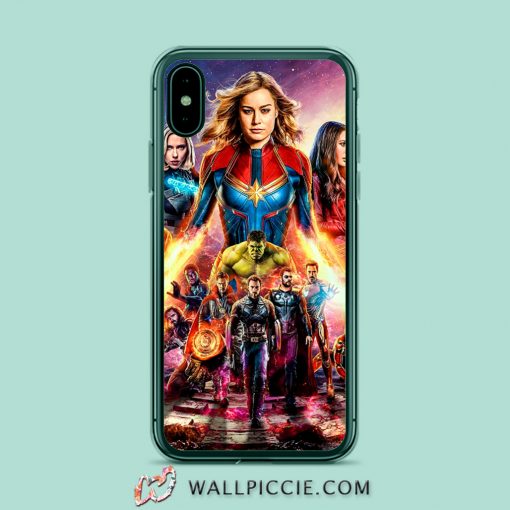 Captain Marvel And All Avengers iPhone Xr Case