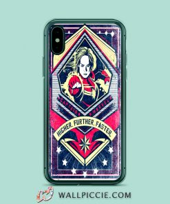 Capyain Marvel Higher Further Faster iPhone Xr Case
