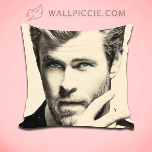 Chris Hemsworth Thor Avengers Throw Pillow Cover