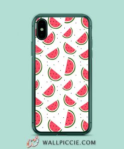 Cute Seamless Watermelon Pattern iPhone Xr Case