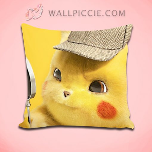 Detective Pikachu Movie Throw Pillow Cover