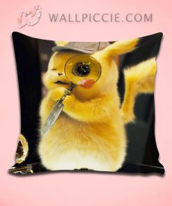 Detective Pokemon Pikachu Throw Pillow Cover