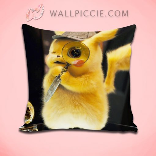 Detective Pokemon Pikachu Throw Pillow Cover