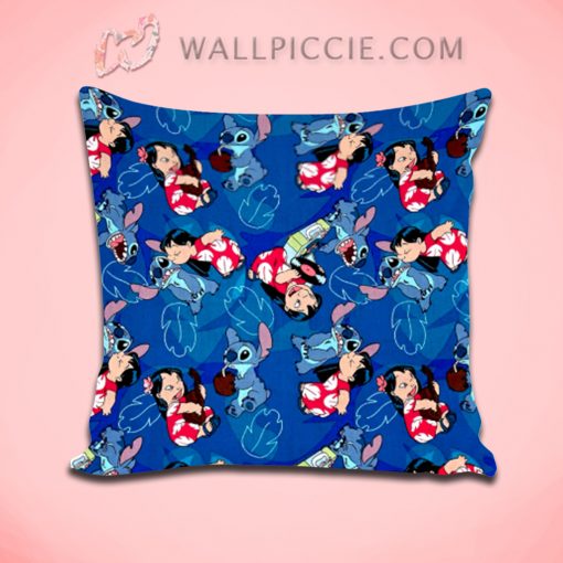 Disney Lilo Stitch And Friend True Love Decorative Pillow Cover
