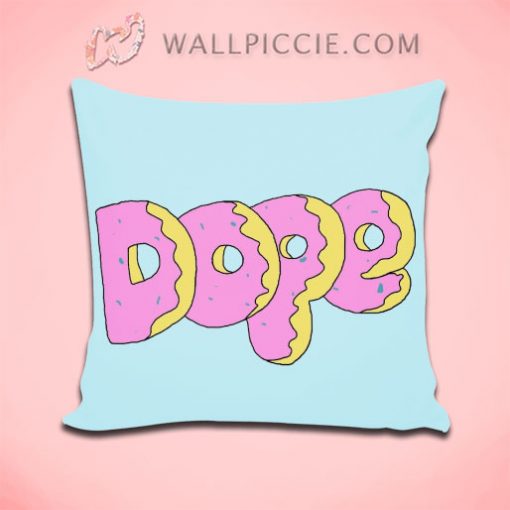 Dope Donuts Throw Pillow Cover
