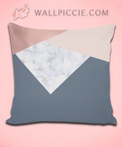 Elegant Marble Rose Gold Decorative Pillow Cover
