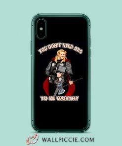 Fat Thor You Don't Need Abs iPhone Xr Case