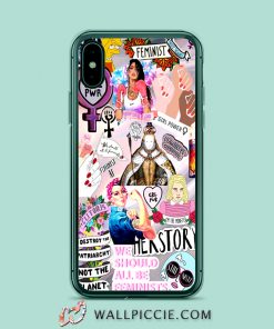 Feminist Girl Power Collage iPhone Xr Case