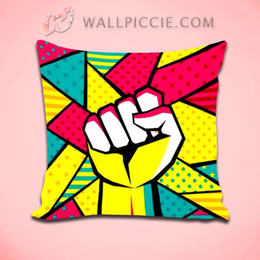 Freedom Hand Pop Art Decorative Pillow Cover