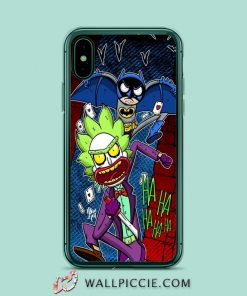 Funny Rick Mort Batman iPhone Xr Case