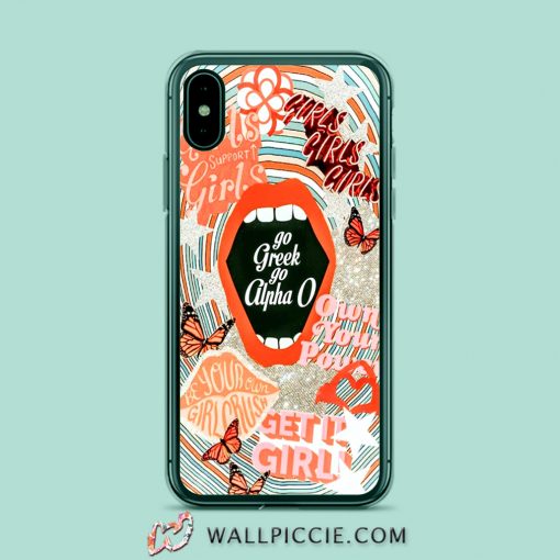 Girls Support Girls Collage iPhone Xr Case