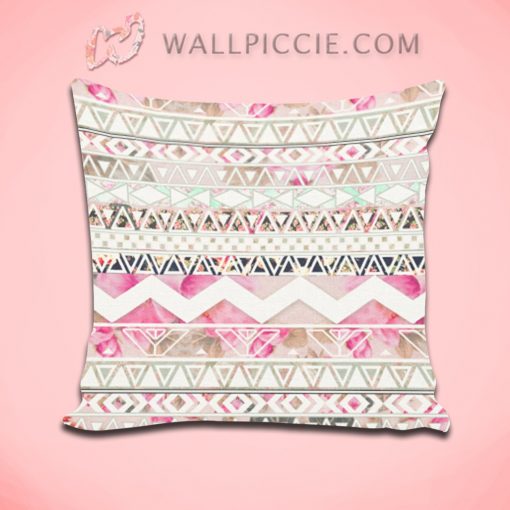 Girly Aztec Pattern Decorative Throw Pillow Cover
