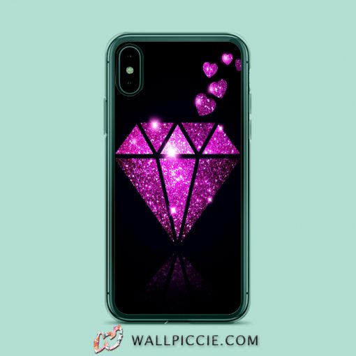 Girly Black Diamond iPhone Xr Case