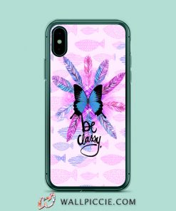 Girly Butterfly Be Classy iPhone Xr Case