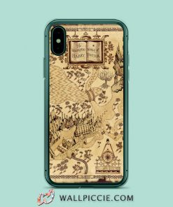 Harry Potter Wizard Map iPhone Xr Case