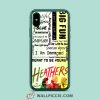 Heathers The Musical Classic Movie iPhone Xr Case