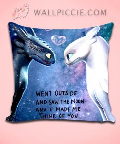 How To Train Your Dragon Toothless Girlfriend Decorative Pillow Cover