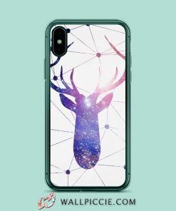 Interstellar Geometric Deer iPhone Xr Case