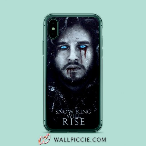 Jon Snow King Will Rise iPhone Xr Case