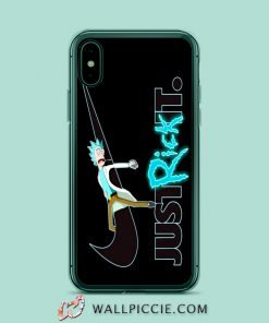 Just Rick It Morty Parody iPhone Xr Case