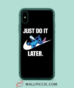 Lilo Stitch Just Do It Later iPhone Xr Case