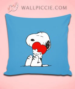 Love Snoopy The Peanuts Throw Pillow Cover