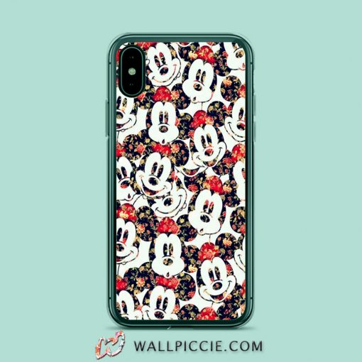 Minnie Mouse Floral Pattern iPhone Xr Case