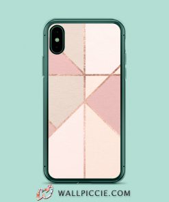 Modern Rose Gold Peach Tan Blush iPhone Xr Case