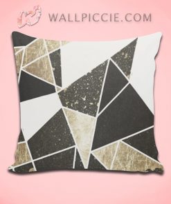 Modern Rustic Black White Decorative Pillow Cover