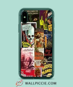 Monster Movie Poster Collage iPhone Xr Case