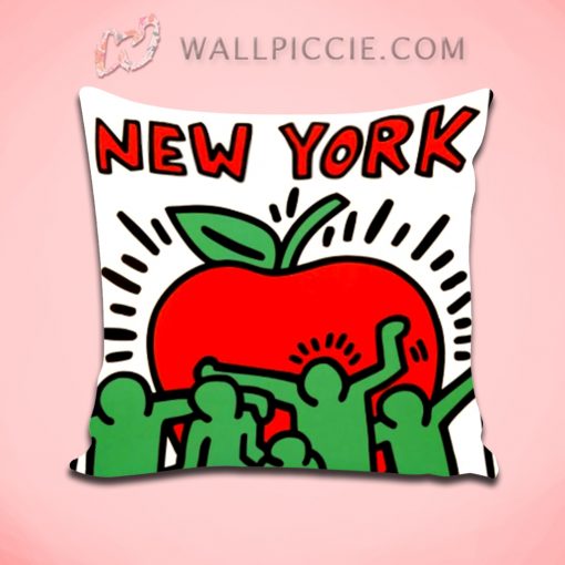 New York Pop Art Decorative Pillow Cover