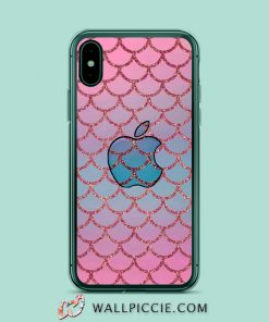 Pink Apple Mermaid Tail iPhone Xr Case