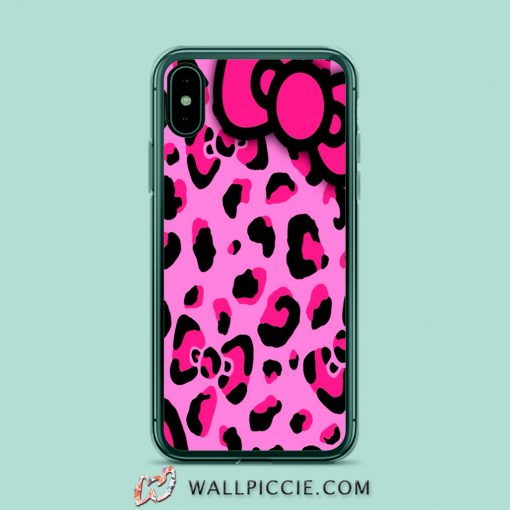 Pink Leopard Girly Pattern iPhone Xr Case