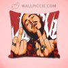 Post Malone Middle Finger Throw Pillow Cover