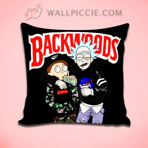 Rick Morty Backwoods Decorative Pillow Cover