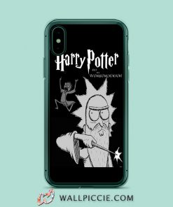Rick Morty Harry Potter Parody iPhone Xr Case